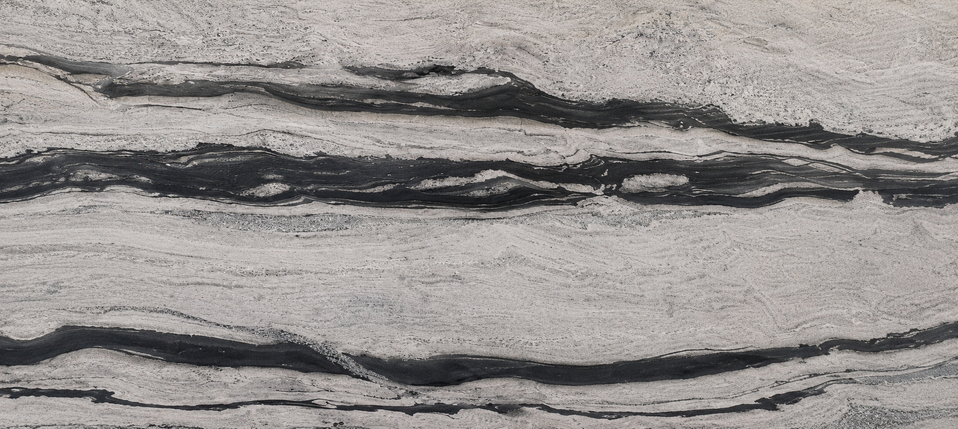 Panda Marble — negras onduladas horizontales