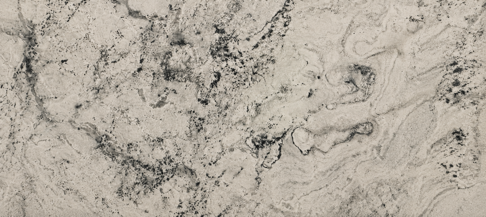 Bianco Romano — manchas oscuras irregulares